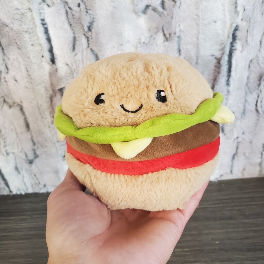 Squishable Cheeseburger 7" Pillow Plush Hamburger Mini Comfort Food Stuffed